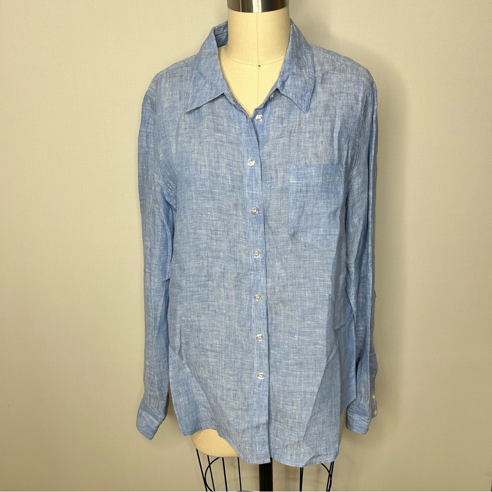 INC International Concepts Linen Shirt